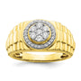 10k 1/2 ct Lab Grown Diamond VS/SI+ G+ Complete Men's Ring