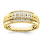 10k 1/2 ct Lab Grown Diamond VS/SI+ G+ Complete Men's Ring