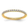 14k 1/4 ct Lab Grown Diamond VS/SI+ G+ Complete Wedding Band