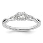 14kw 1/3ct Lab Grown Diamond VS/SI+ G+ Round Comp Halo Eng Ring