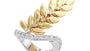 EFFY 14K WHITE and YELLOW GOLD DIAMOND RING