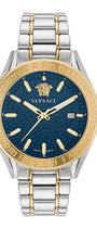 42MM TT IPYG/SS Case Blue Guilloché Dial Gold/Silver Bracelet