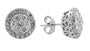 EFFY 14K WHITE GOLD DIAMOND EARRINGS