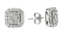 EFFY 925 SILVER DIAMOND EARRINGS