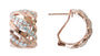 EFFY 14K ROSE GOLD DIAMOND EARRINGS