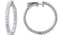 EFFY 14K WHITE GOLD EARRINGS