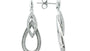 EFFY 925 SILVER DIAMOND EARRINGS