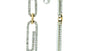 EFFY 14K WHITE and YELLOW GOLD DIAMOND EARRINGS
