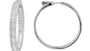 EFFY 14K WHITE GOLD DIAMOND EARRINGS