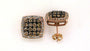 EFFY 14K ROSE GOLD DIAMOND,ESPRESSO DIAMOND EARRINGS