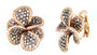 EFFY 14K WHITE GOLD DIAMOND,ESPRESSO DIAMOND, EARRINGS