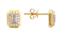 EFFY 14K YELLOW GOLD DIAMOND EARRINGS
