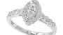 EFFY 14K WHITE GOLD DIAMOND RING
