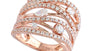 EFFY 14K ROSE GOLD DIAMOND RING
