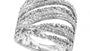 EFFY 14K WHITE GOLD DIAMOND RING
