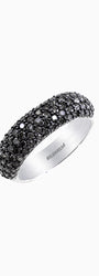 Effy 14K White Gold Black Diamond, Ring