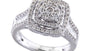 EFFY 14K WHITE GOLD DIAMOND RING