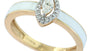 EFFY 14K YELLOW GOLD DIAMOND RING
