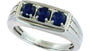 EFFY 925 SILVER ,NATURAL SAPPHIRE RING