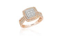 Effy 14K Wht/Rose Gd Diamond Ring