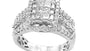 EFFY 14K WHITE GOLD DIAMOND RING