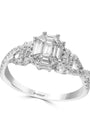 Effy 14K White Gold Diamond Ring