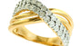 EFFY 925 SILVER DIAMOND RING