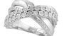 EFFY 925 SILVER DIAMOND RING