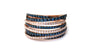 EFFY 14K ROSE GOLD DIAMOND,BLUE DIAMOND, RING