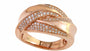 EFFY 14K ROSE GOLD DIAMOND RING