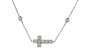 EFFY 14K WHITE GOLD DIAMOND NECKLACE
