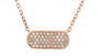 EFFY 14K ROSE GOLD DIAMOND NECKLACE