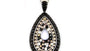 EFFY 14K WHITE GOLD DIAMOND,BLACK DIAMOND,ESPRESSO DIAMOND, PENDANT