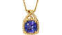 EFFY 14K ROSE GOLD DIAMOND,TANZANITE PENDANT