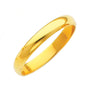 14K Yellow Gold 3mm Plain Wedding Band