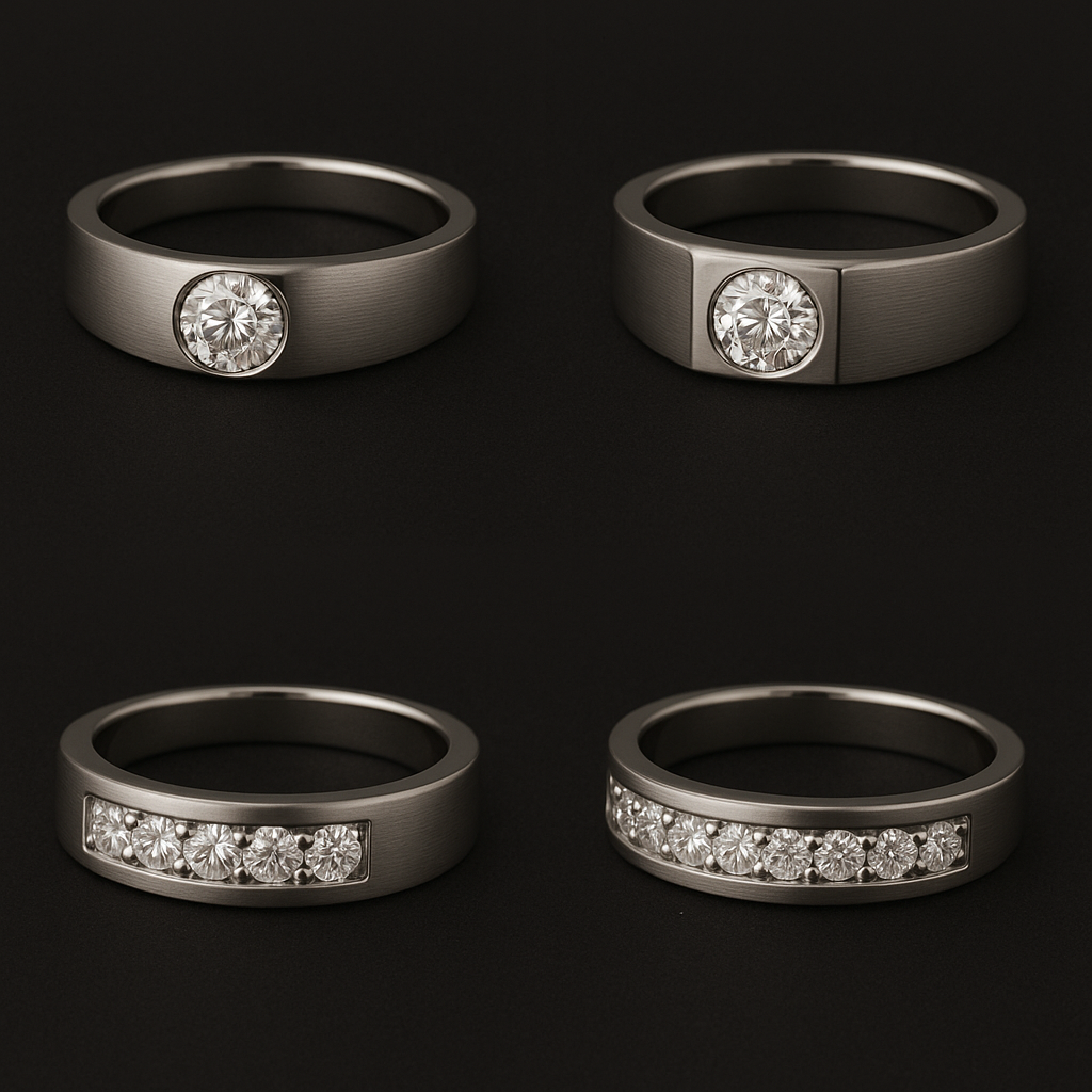 Lab Grown Mens Rings