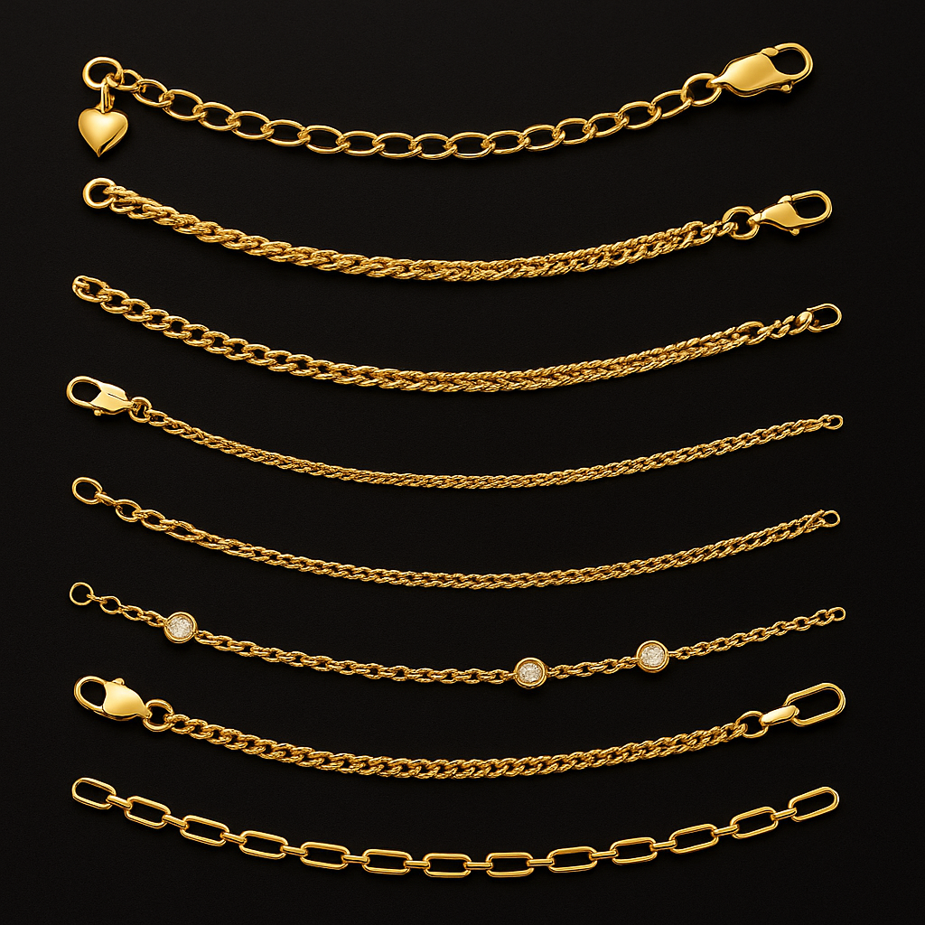 14K Gold Anklets