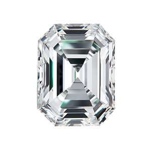 Emerald Cut Diamonds & Gemstones