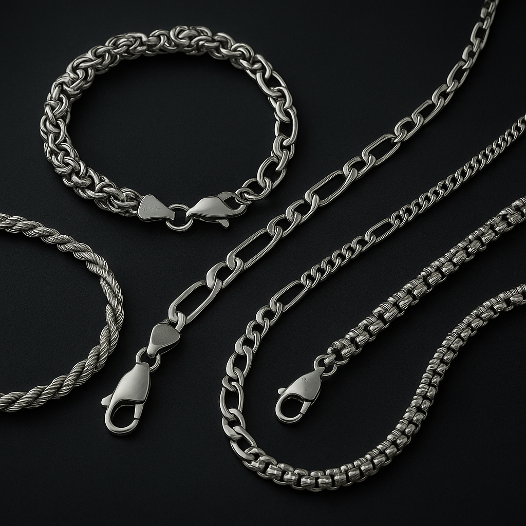 Silver Fancy Links