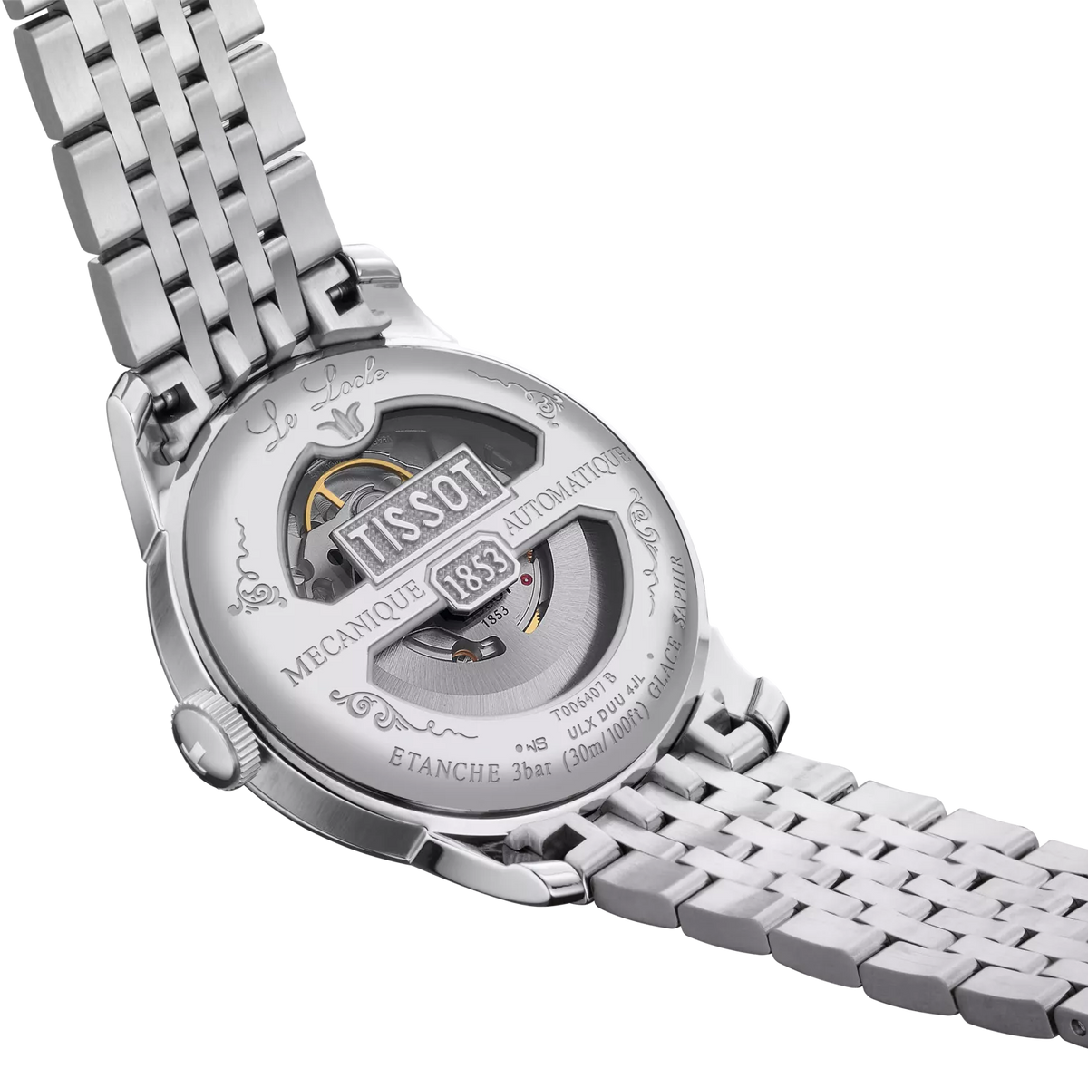 Tissot Le Locle 20th Anniversary 39.3mm T006.407.11.033.03 — detail view