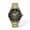 Black dial · Grey and Golden bracelet