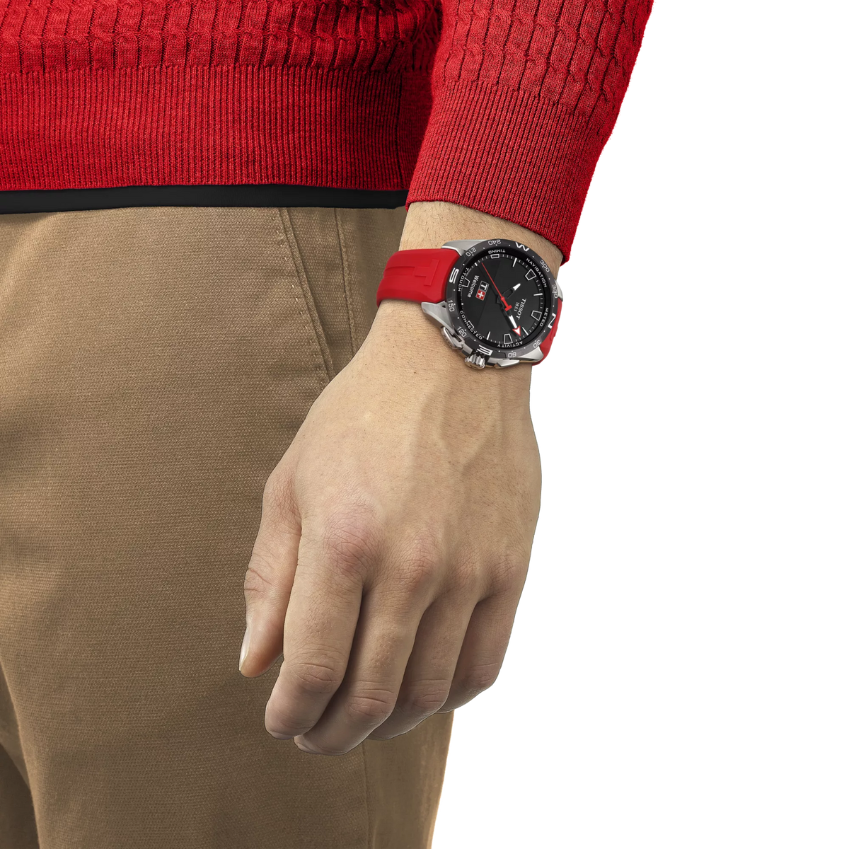 Tissot T-Touch Connect Solar 47.5mm T121.420.47.051.01 — detail view