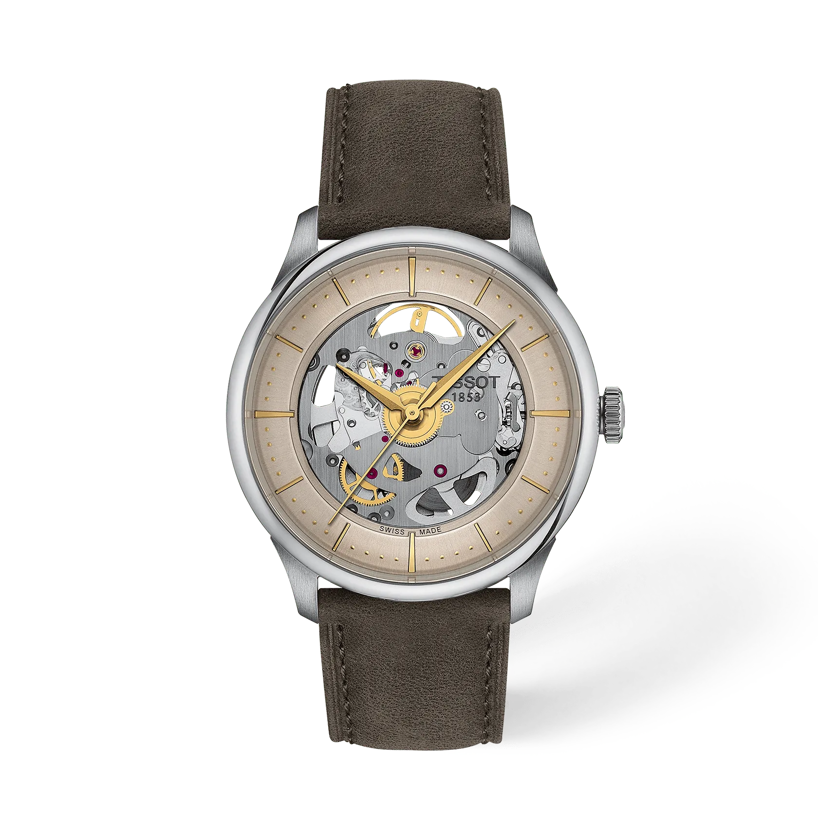 Tissot Chemin Des Tourelles Skeleton 39mm T139.836.16.261.00 — product view