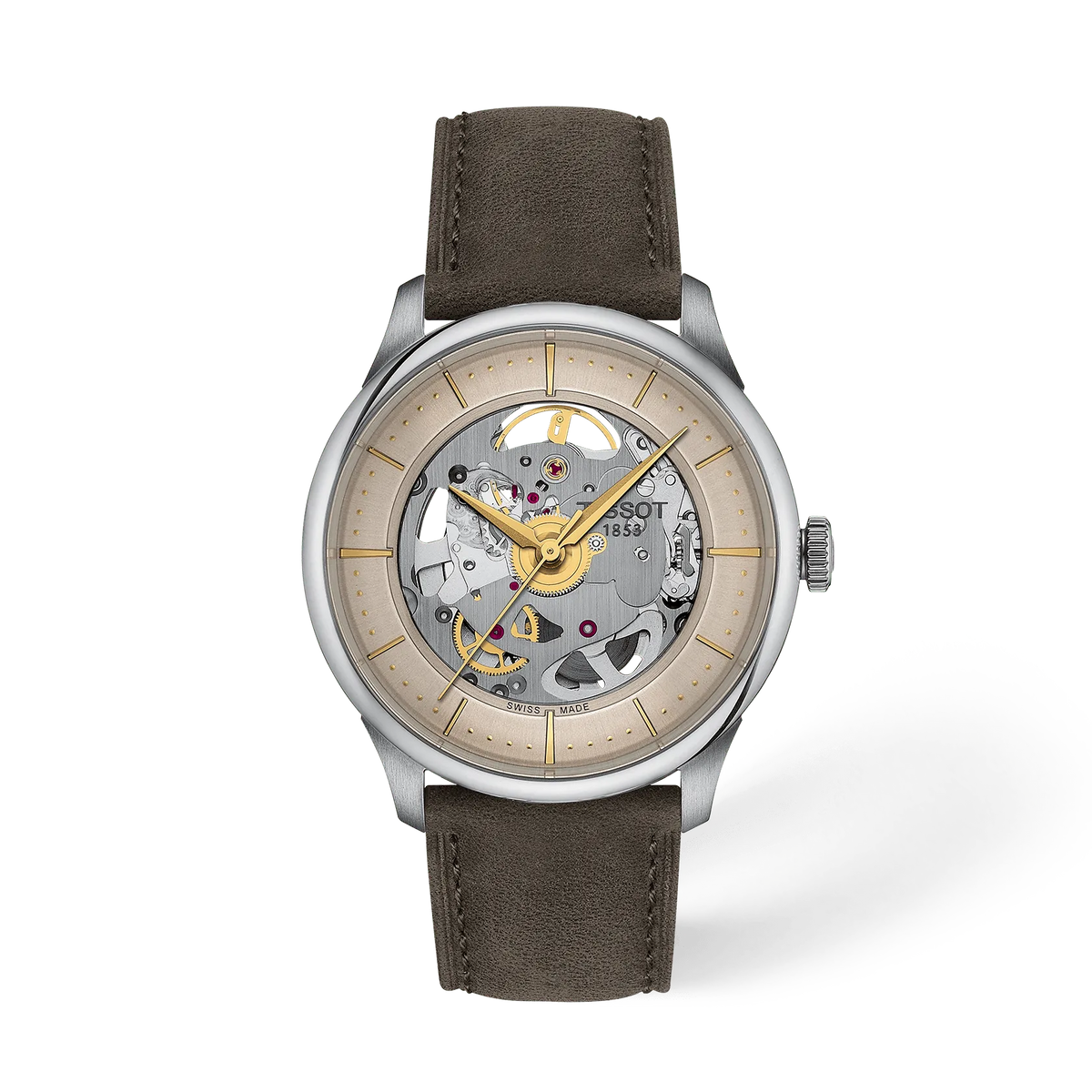 Tissot Chemin Des Tourelles Skeleton 39mm T139.836.16.261.00 — product view
