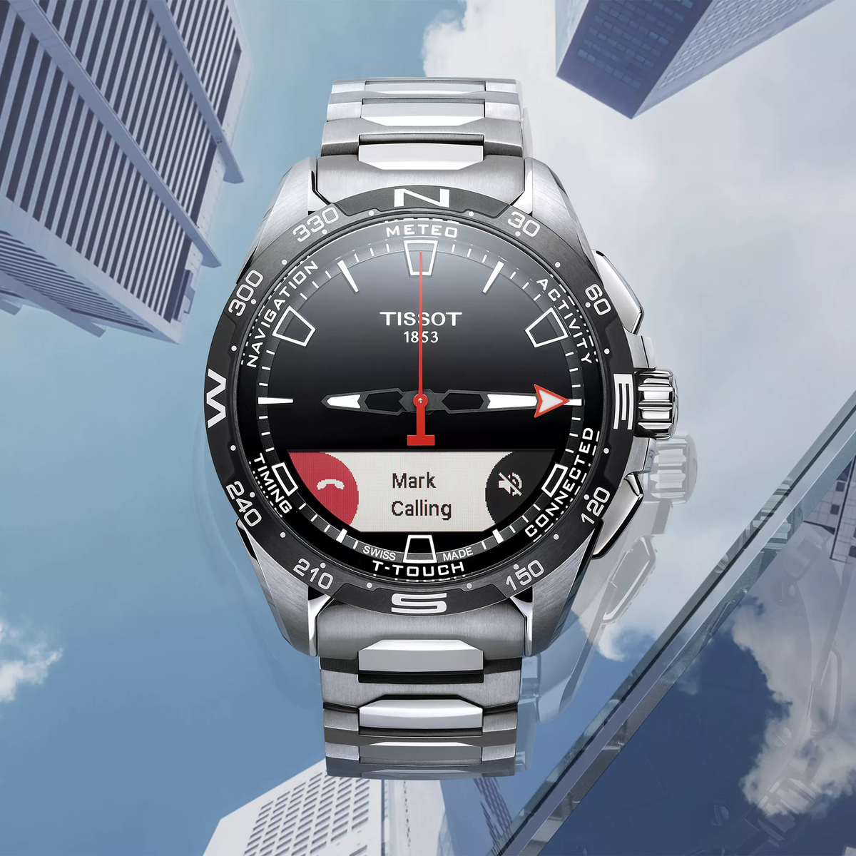 Tissot T-Touch Connect Solar 47.5mm T121.420.44.051.00 — detail view