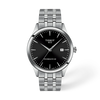 Black dial · Grey bracelet