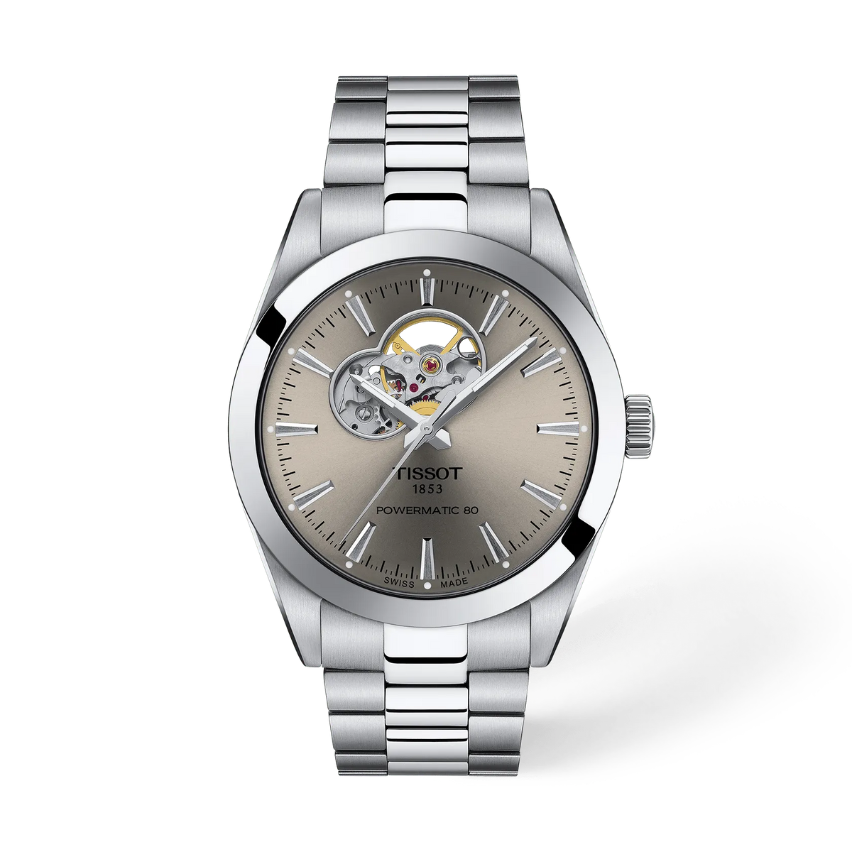 Tissot Gentleman Open Heart 40mm T127.407.11.081.00 — product view