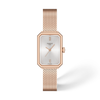 Silver dial · Carnation Gold bracelet