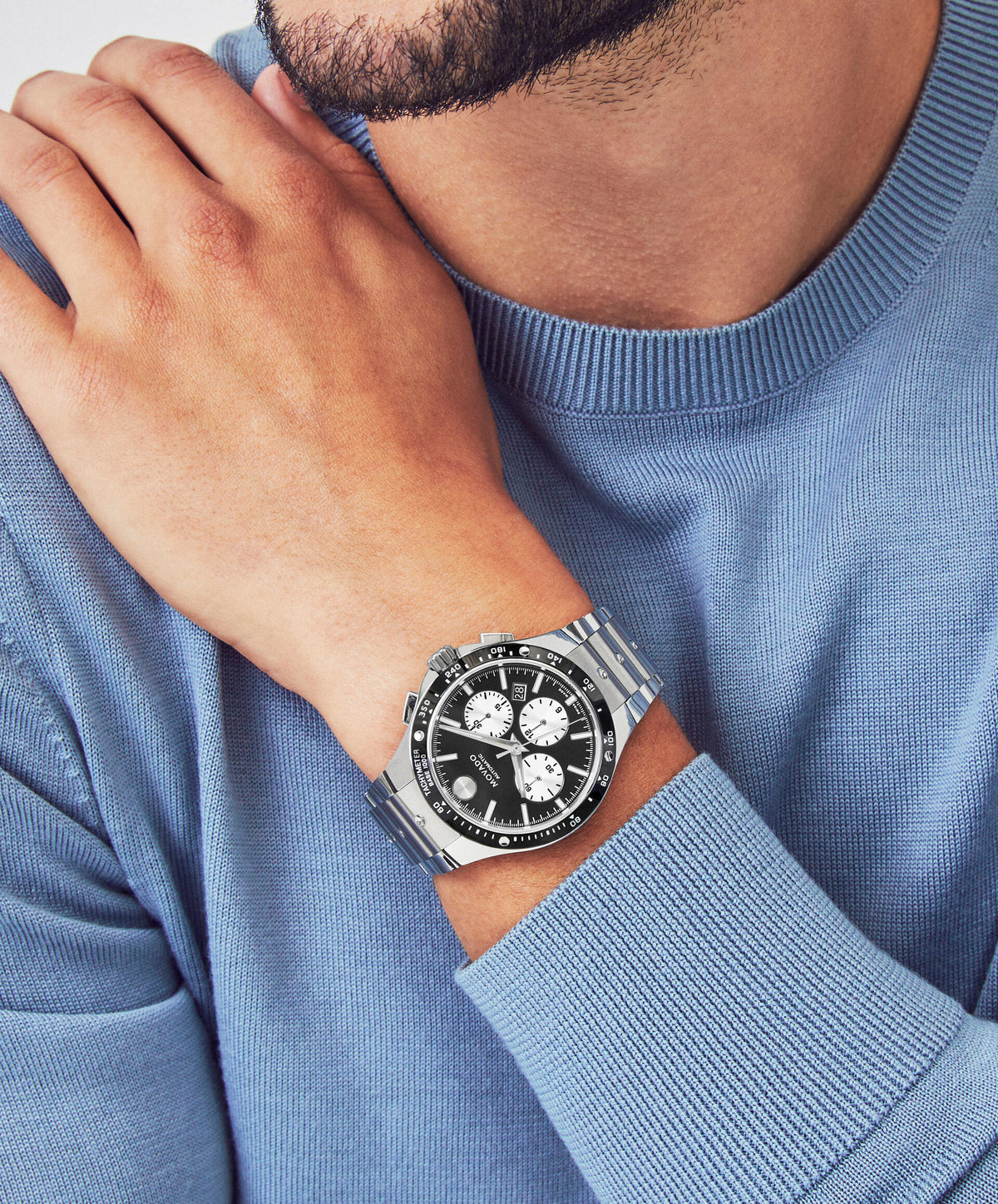Movado Alta SE Chronograph 0607754 — detail view