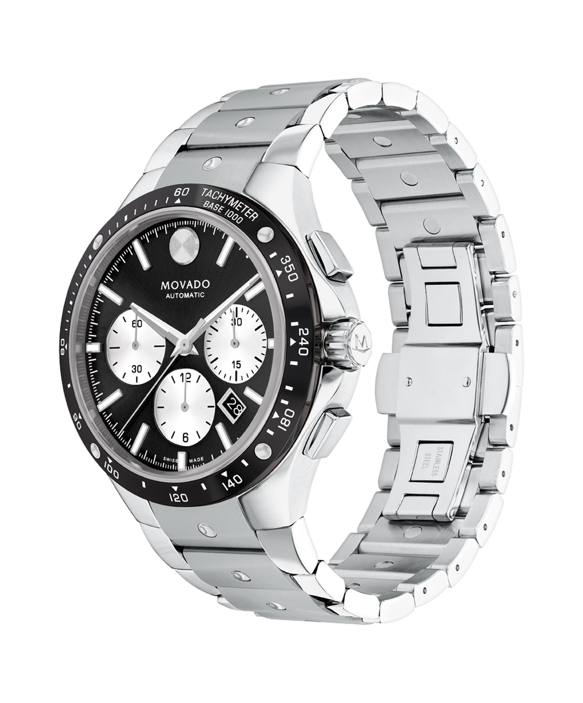 Movado Alta SE Chronograph 0607754 — detail view